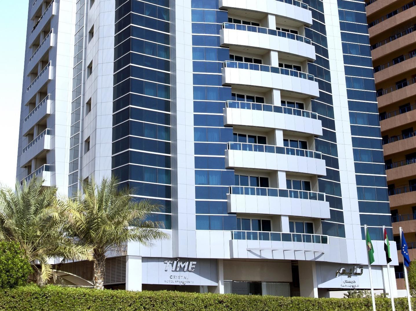 Time Crystal Hotel Apartment Dubái Exterior foto